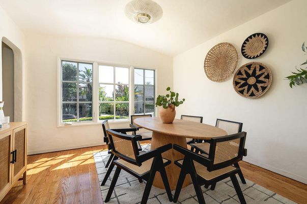 Dining room, Interior, Wood Texture Flooring