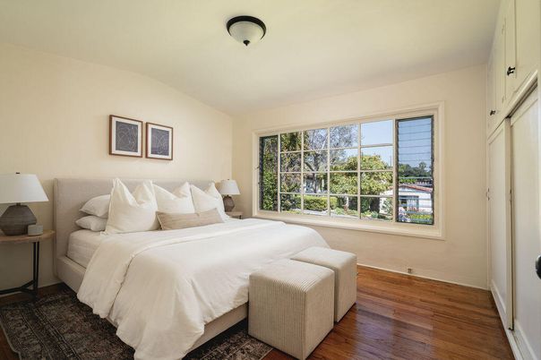 Bedroom, Interior, Wood Texture Flooring