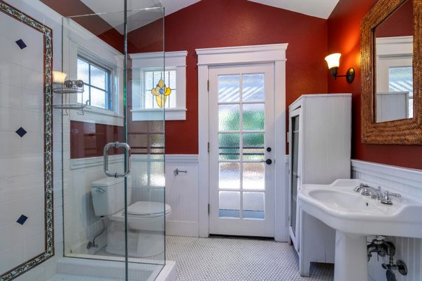Bathroom, Glass Shower, Interior