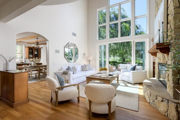 Chandelier, Dining room, Fireplace, Interior, Living room, Wood Texture Flooring