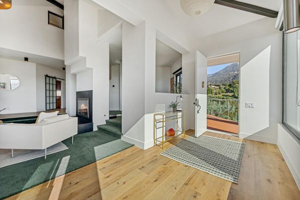 Fireplace, Interior, Living room, Wood Texture Flooring