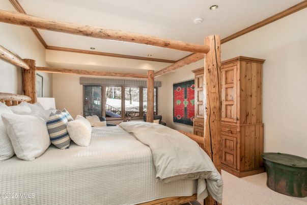 Bedroom, Interior, Wooden Beams