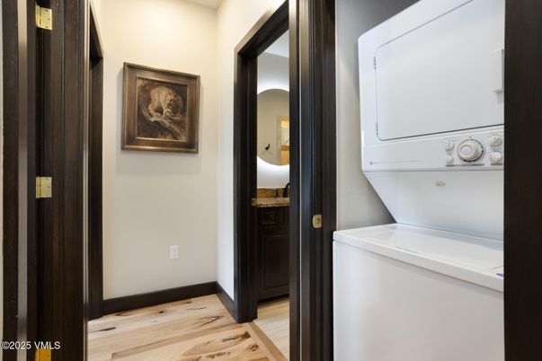 Interior, Utility Closets, Washer, Wood Texture Flooring
