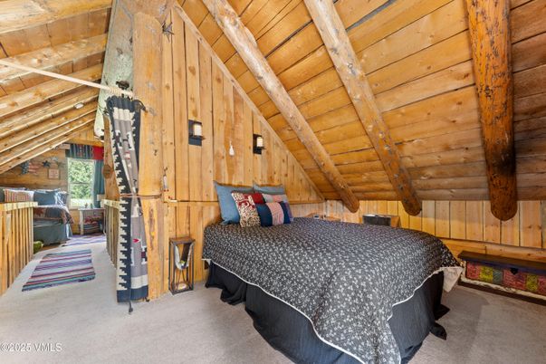 Bedroom, Interior, Wooden Beams, Wooden Ceilings, Wooden Walls