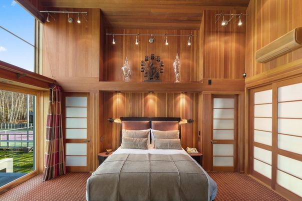 Bedroom, Interior, Wooden Walls