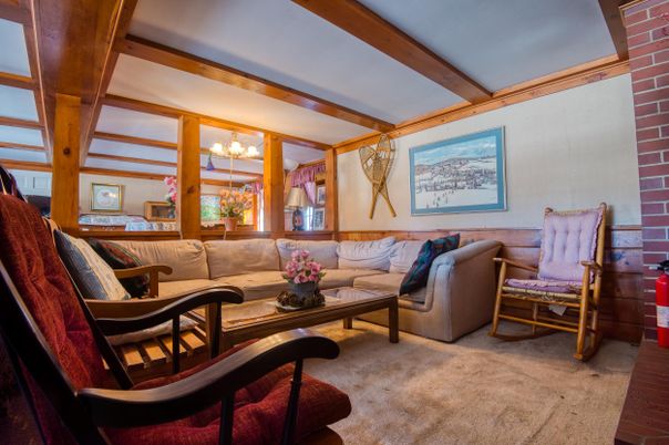 Chandelier, Interior, Living room, Stone Walls, Wooden Beams