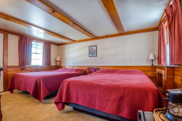 Bedroom, Interior, Wooden Beams
