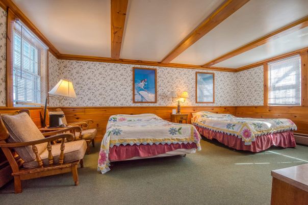 Bedroom, Interior, Wooden Beams