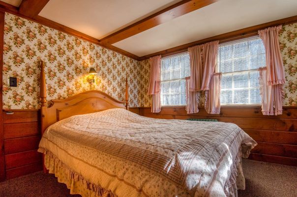 Bedroom, Interior, Wooden Beams