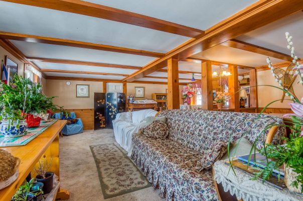 Interior, Living room, Wooden Beams