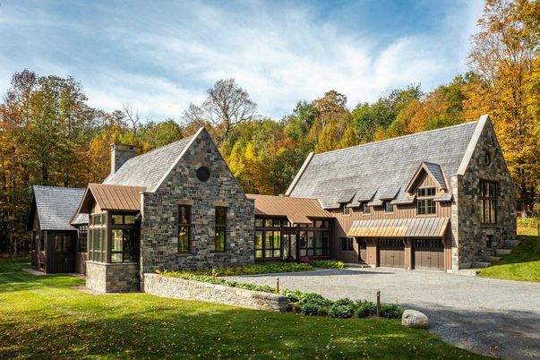 Backyard, Exterior, Facade, Tudor Revival