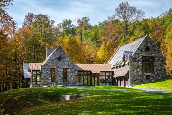 Backyard, Exterior, Facade, Tudor Revival