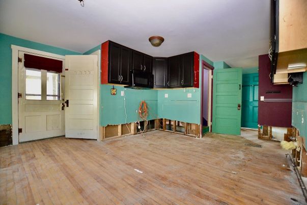 Interior, Kitchen, Wood Texture Flooring