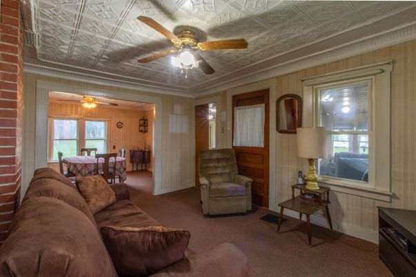 Dining room, Interior, Living room, Stone Walls