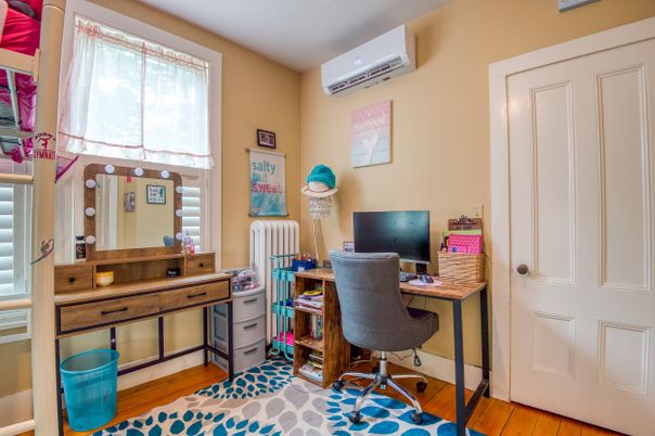 Home Office, Interior, Wood Texture Flooring