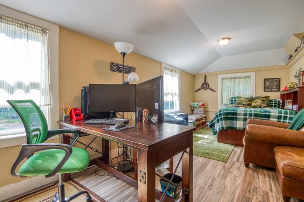 Home Office, Interior, Wood Texture Flooring