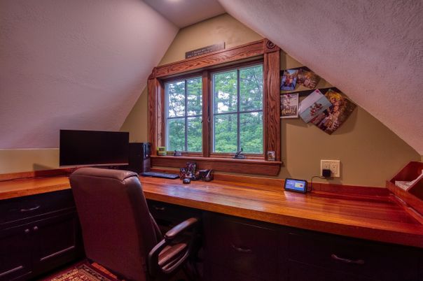 Home Office, Interior, Recessed Lighting