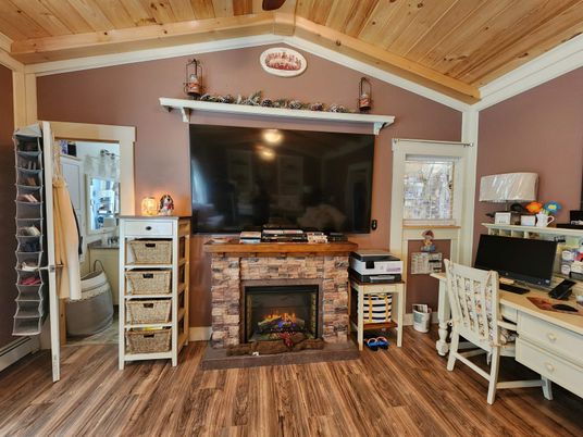 Fireplace, Interior, Wooden Beams, Wooden Ceilings, Wood Texture Flooring
