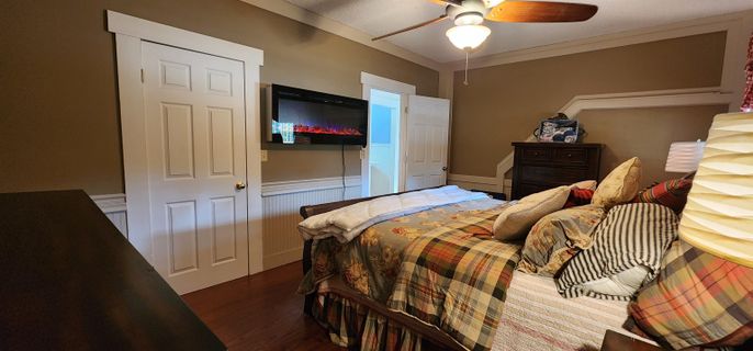 Bedroom, Interior, Wood Texture Flooring