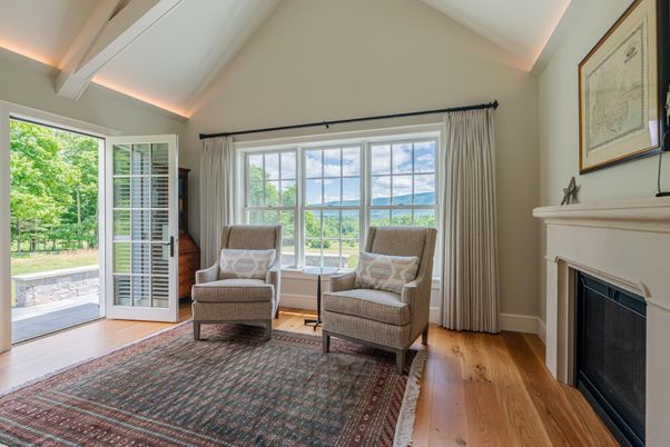 Fireplace, Interior, Wood Texture Flooring