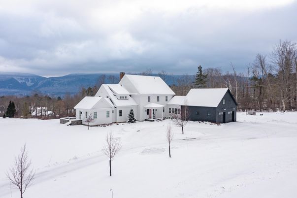 Attached, Backyard, Detached Garage, Exterior, Facade, Farmhouse