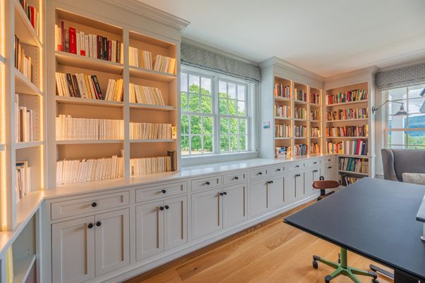 Home Office, Interior, Wood Texture Flooring