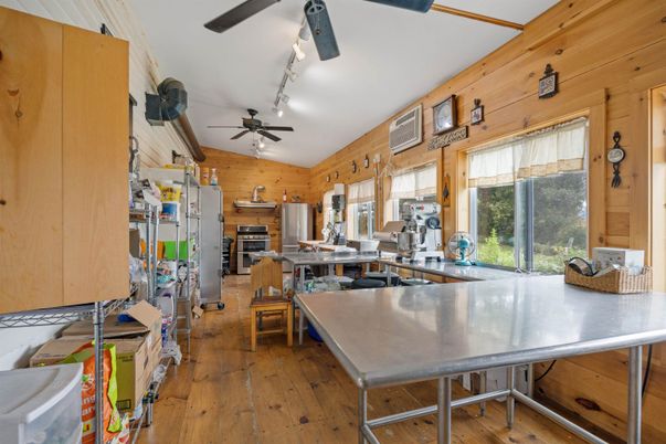 Interior, Kitchen, Wood Texture Flooring, Wooden Walls