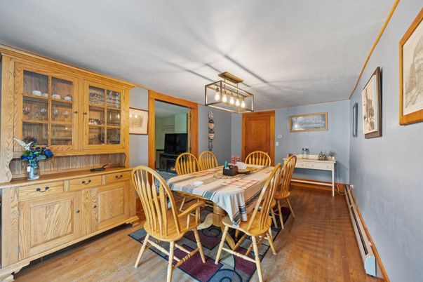 Dining room, Interior, Wood Texture Flooring