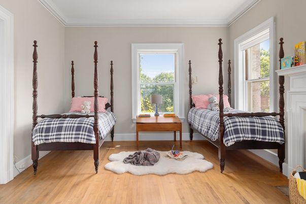 Bedroom, Interior, Wood Texture Flooring