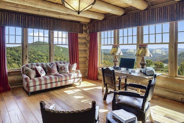 Home Office, Interior, Wooden Beams, Wooden Ceilings, Wood Texture Flooring