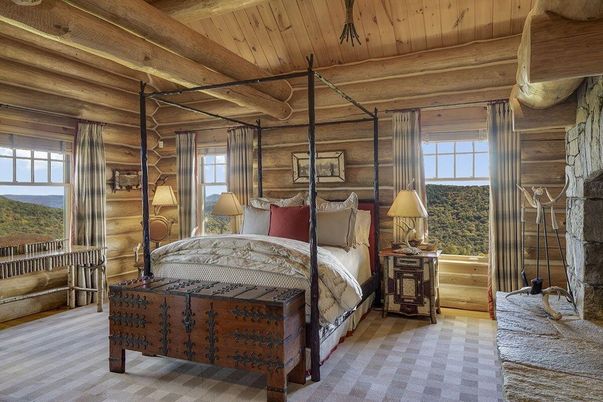 Bedroom, Interior, Wooden Beams, Wooden Ceilings, Wooden Walls