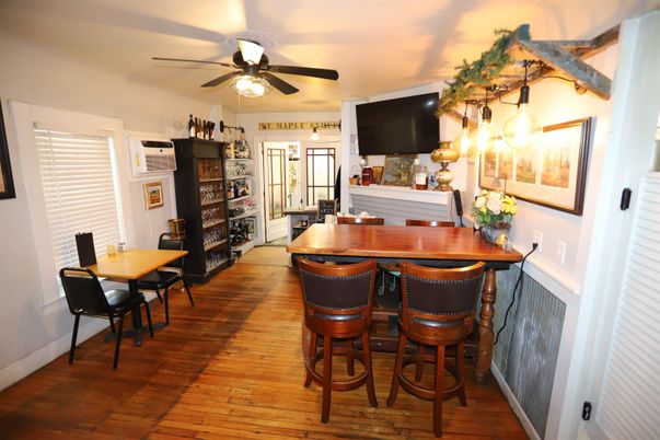 Dining room, Interior, Wood Texture Flooring