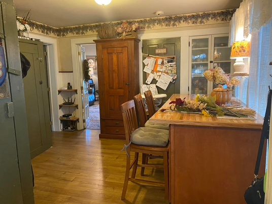 Dining room, Interior, Wood Texture Flooring