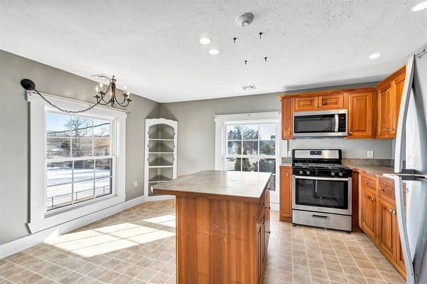 Interior, Kitchen, Recessed Lighting, Stainless Steel Appliances