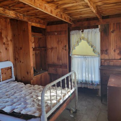 Bedroom, Interior, Wooden Beams, Wooden Ceilings, Wooden Walls