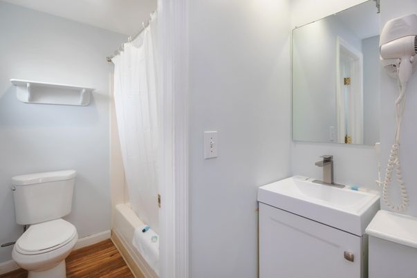 Bathroom, Interior, Wood Texture Flooring