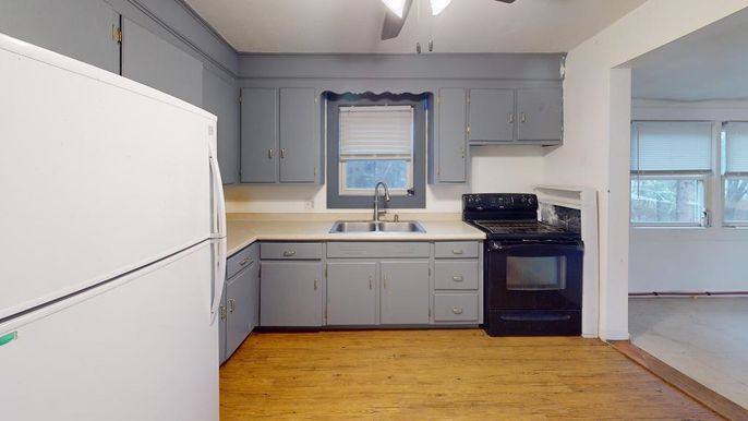 Interior, Kitchen, Wood Texture Flooring