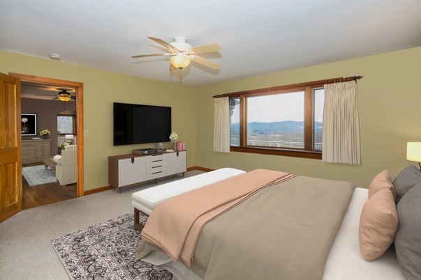 Bedroom, Interior, Wood Texture Flooring