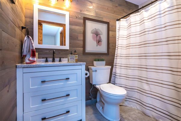 Bathroom, Interior, Wooden Walls