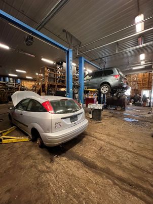 Garage, Interior, Recessed Lighting