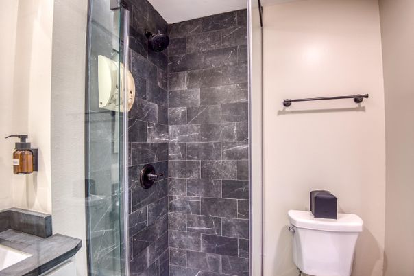 Bathroom, Glass Shower, Interior
