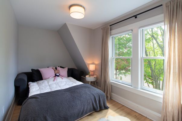 Bedroom, Interior, Wood Texture Flooring