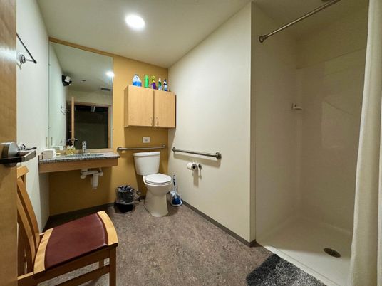 Bathroom, Interior, Recessed Lighting