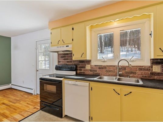 Interior, Kitchen, Wood Texture Flooring