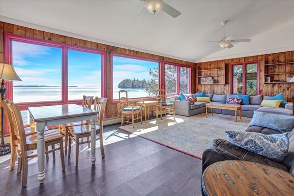 Dining room, Interior, Living room, Water, Wooden Walls