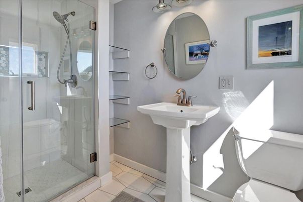 Bathroom, Glass Shower, Interior