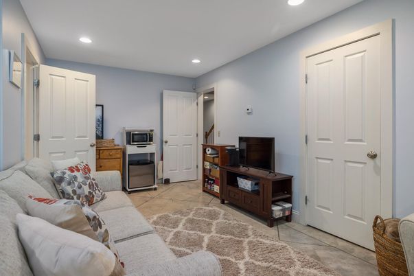 Interior, Living room, Recessed Lighting