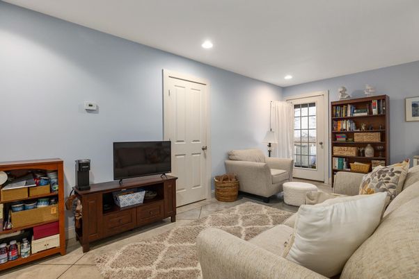 Interior, Living room, Recessed Lighting