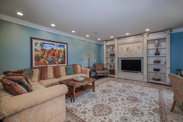 Interior, Living room, Recessed Lighting