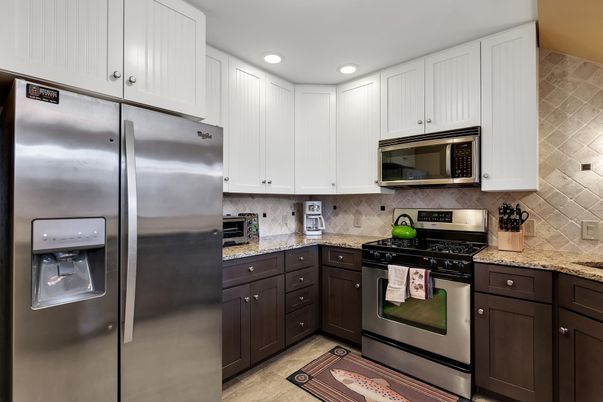 Interior, Kitchen, Recessed Lighting, Stainless Steel Appliances